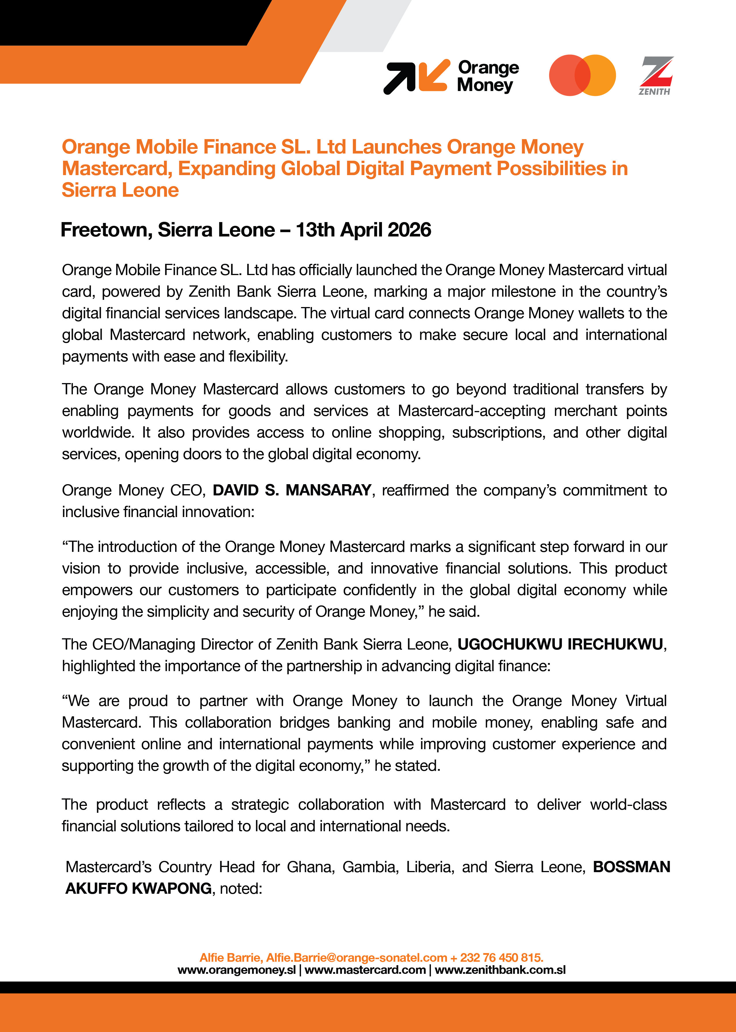OM Mastercard Press release- 01 final